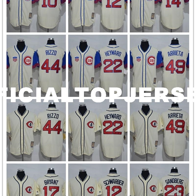 2019 Men's10 Ron Santo 12 Kyle Schwarber 14 Ernie Banks 22 Jason Heyward 44 Anthony Rizzo 1929 1942 Retro Stitched Jerseys, Black;blue
2019 Men's10 Ron Santo 12 Kyle Schwarber 14 Ernie Banks 22 Jason Heyward 44 Anthony Rizzo 1929 1942 Retro Stitched Jerseys, Black;blue