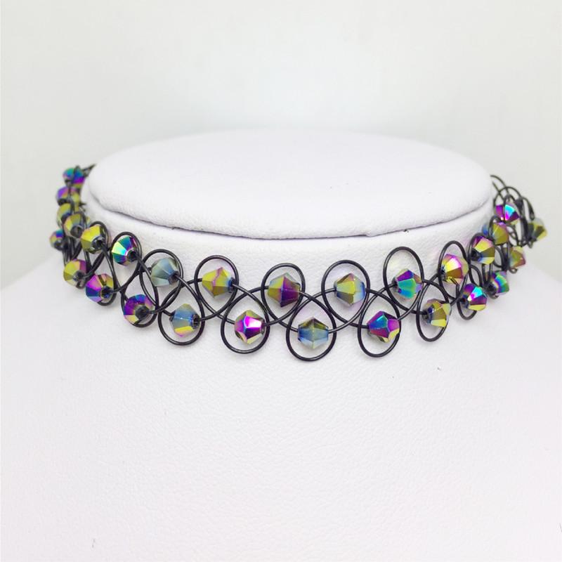 Hot Vintage Stretch Tattoo Choker Necklace Retro Gothic Elastic Collares Femme Rhinestone Necklaces for Women Girl
Hot Vintage Stretch Tattoo Choker Necklace Retro Gothic Elastic Collares Femme Rhinestone Necklaces for Women Girl