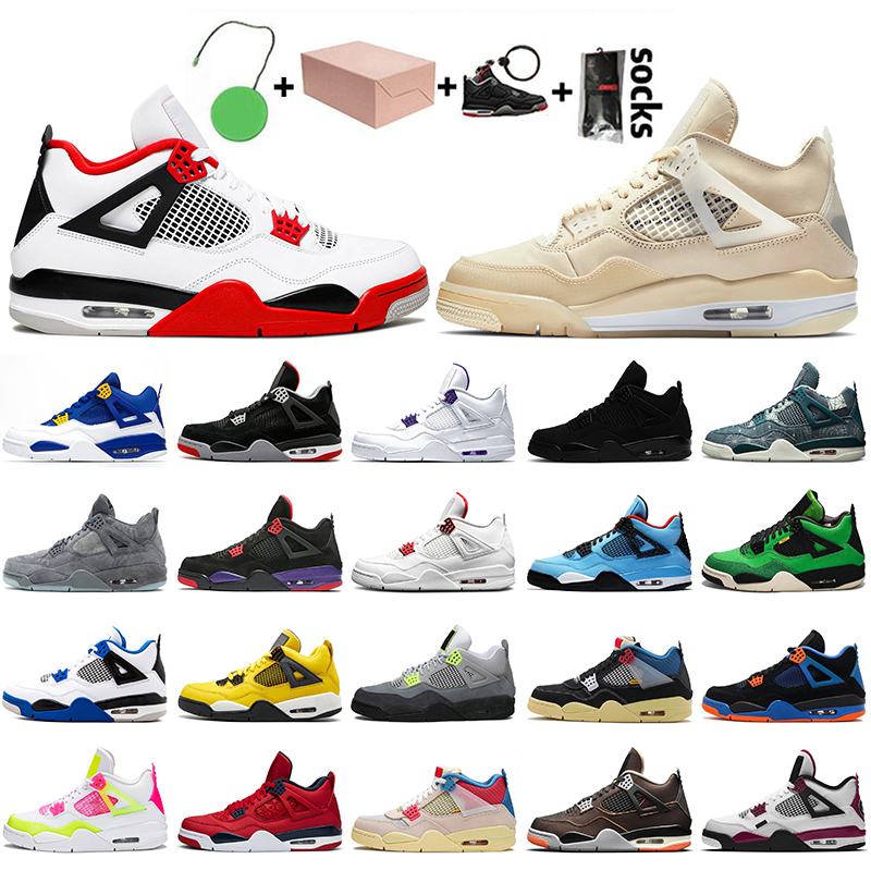 2021 New With Box Jumpman 4 Fire Red 4s Sail Women Mens Basketball Shoes Travis Bred Starfish Court Purple Neon Trainers Sneakers, #23 40-47
2021 New With Box Jumpman 4 Fire Red 4s Sail Women Mens Basketball Shoes Travis Bred Starfish Court Purple Neon Trainers Sneakers, #23 40-47