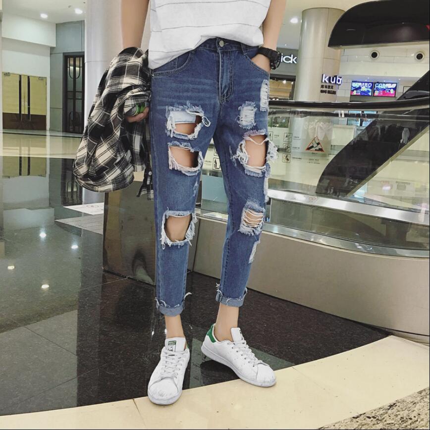 2020 Summer M-xxl Version Gd Same Paragraph Brim Big Man Hole Youth Feet Nine Pants Nd4q, Blue
2020 Summer M-xxl Version Gd Same Paragraph Brim Big Man Hole Youth Feet Nine Pants Nd4q, Blue