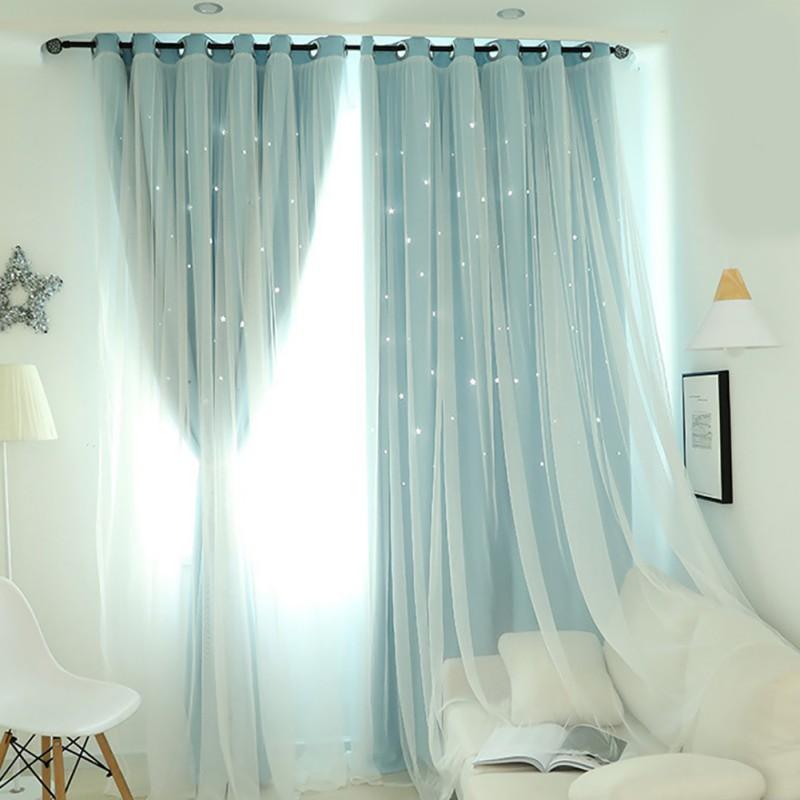 Modern Stars Window Curtains for Living Room Bedroom Kids Room Pink Blue Grey Voile Tulle Curtain Double Layer Door Curtains
Modern Stars Window Curtains for Living Room Bedroom Kids Room Pink Blue Grey Voile Tulle Curtain Double Layer Door Curtains
