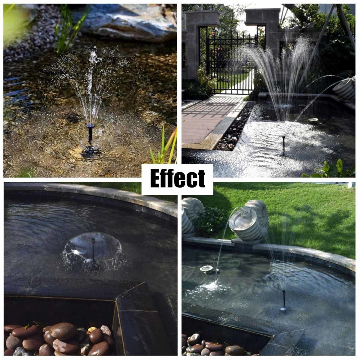 6V 1.8W Solar Panel outdoor submersibleGarden Brushless Pond Fountain Pool Aquarium Fish Water Pump Y200922
