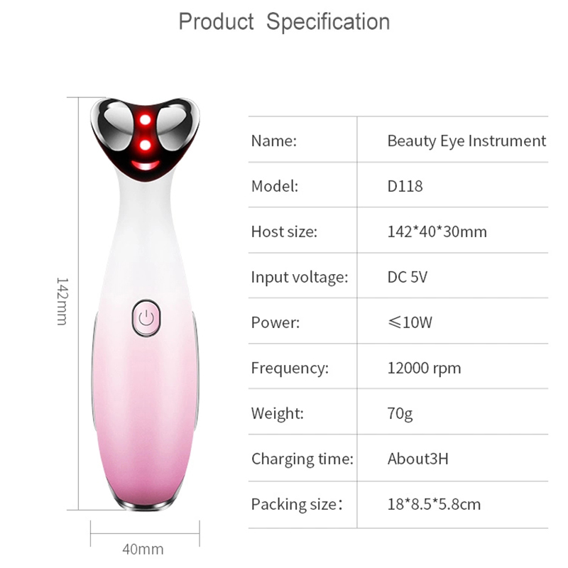 Electric Eye Massager Roller Hot Compress Vibration Eyes Massage Pen Anti Wrinkle Relief Dark Circle Puffiness Eye Care Raben
Electric Eye Massager Roller Hot Compress Vibration Eyes Massage Pen Anti Wrinkle Relief Dark Circle Puffiness Eye Care Raben