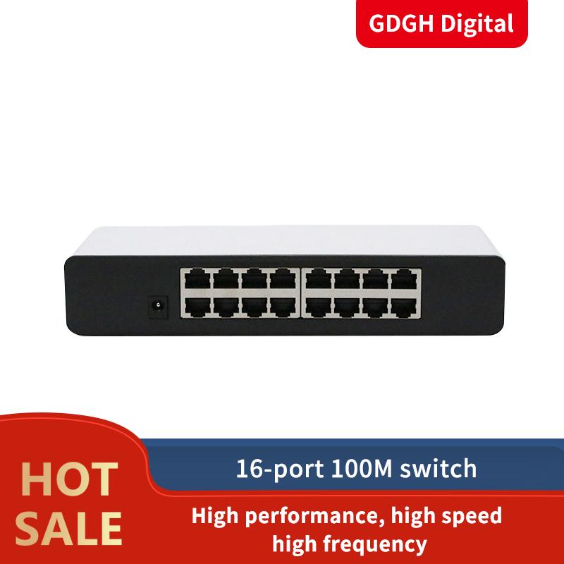 GLVISION GLS16 16-Port Desktop Ethernet Switch, 10/100Mbps Auto-Negotiation RJ45 Ports, Auto MDI/MDIX
GLVISION GLS16 16-Port Desktop Ethernet Switch, 10/100Mbps Auto-Negotiation RJ45 Ports, Auto MDI/MDIX