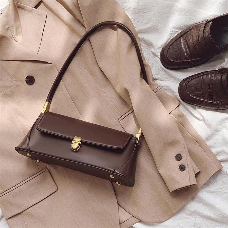 Classy/Chic Baguette Shoulder Bags Wine/Black Designer Hasp Small Leather Handbags For Women
Classy/Chic Baguette Shoulder Bags Wine/Black Designer Hasp Small Leather Handbags For Women