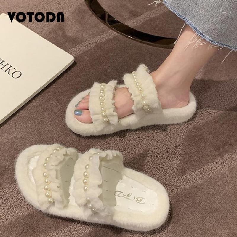 Winter Furry Pearl Slippers Fluffy Faux Fur Slides Fashion Outdoor Flip Flops Women Warm Non-slip Slippers Lady Cute Pearl Shoe1, Black
Winter Furry Pearl Slippers Fluffy Faux Fur Slides Fashion Outdoor Flip Flops Women Warm Non-slip Slippers Lady Cute Pearl Shoe1, Black
