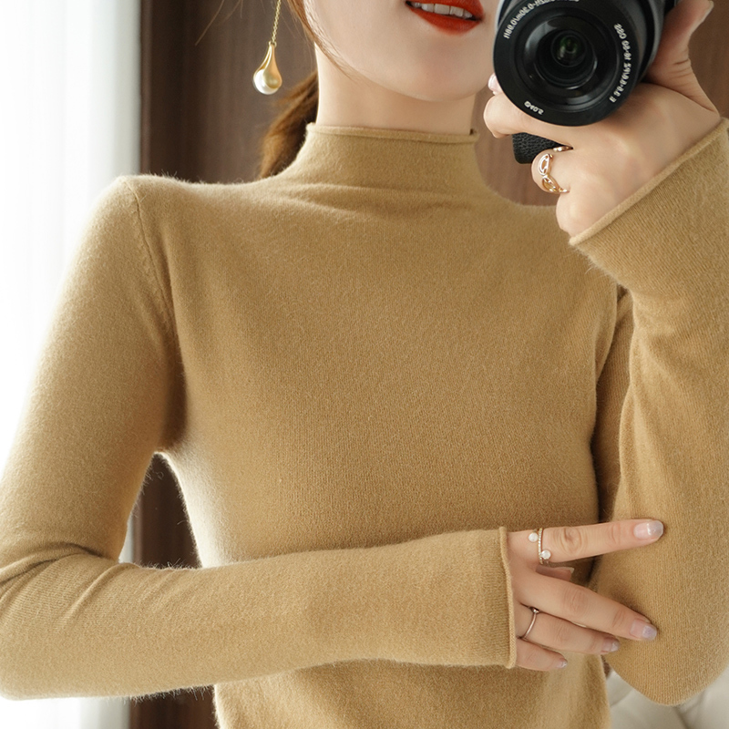 Autumn Winter Women Sweater Turtleneck Cashmere Sweater Women Knitted Pullover Fashion Keep Warm Long Sleeve Loose Tops 201225