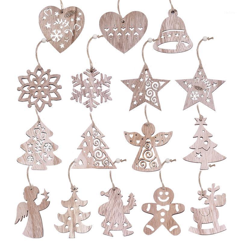 New Christmas 3/4/6pcs Vintage Party Wooden Pendants Ornaments Snowflake Star Angel Christmas Tree Decorations for Home Supplies1
New Christmas 3/4/6pcs Vintage Party Wooden Pendants Ornaments Snowflake Star Angel Christmas Tree Decorations for Home Supplies1