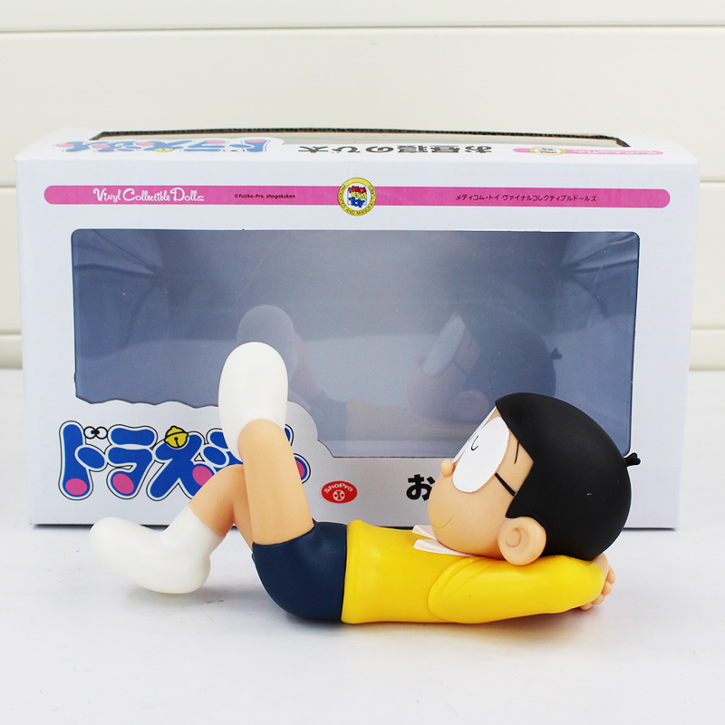 7''18cm Doraemon Nobita Nobi Action Figures Anime Nobita Vinyl Collectible Dolls Magic Model Kids Toys Kawaii Baby Toys with Box X0121
