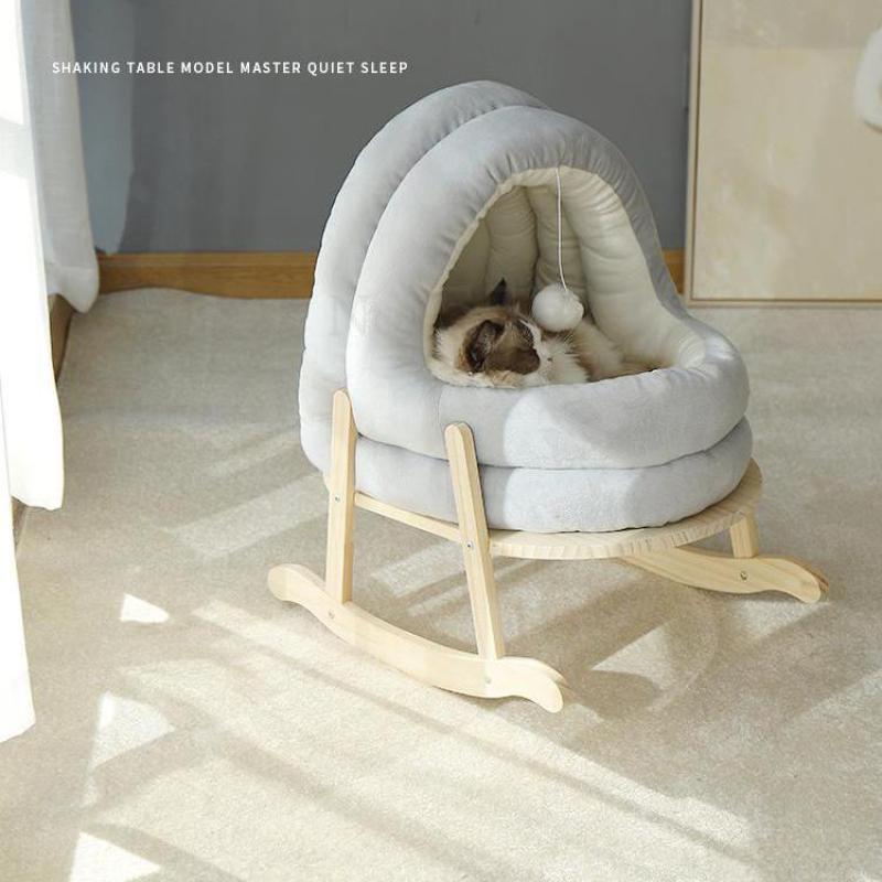 Net red cat nest winter warm yurt semi-closed dog house cat cradle pet shaker four season pass supplies
Net red cat nest winter warm yurt semi-closed dog house cat cradle pet shaker four season pass supplies