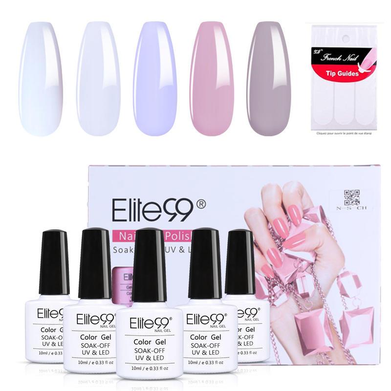Elite99 Pure Color 10ml Nail Gel Polish Set 5 pieces/set Shimmer Glitter Hybrid Varnish Soak Off Semi Permanent Nail Polish UV
Elite99 Pure Color 10ml Nail Gel Polish Set 5 pieces/set Shimmer Glitter Hybrid Varnish Soak Off Semi Permanent Nail Polish UV