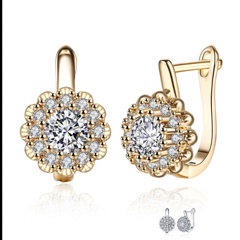 PFHOO Stud Earrings For Women Luxury 5A+ Cubic Zirconia CZ Flower Earrings Korean Hot Selling Fashion Engagement Jewelry Gift
PFHOO Stud Earrings For Women Luxury 5A+ Cubic Zirconia CZ Flower Earrings Korean Hot Selling Fashion Engagement Jewelry Gift