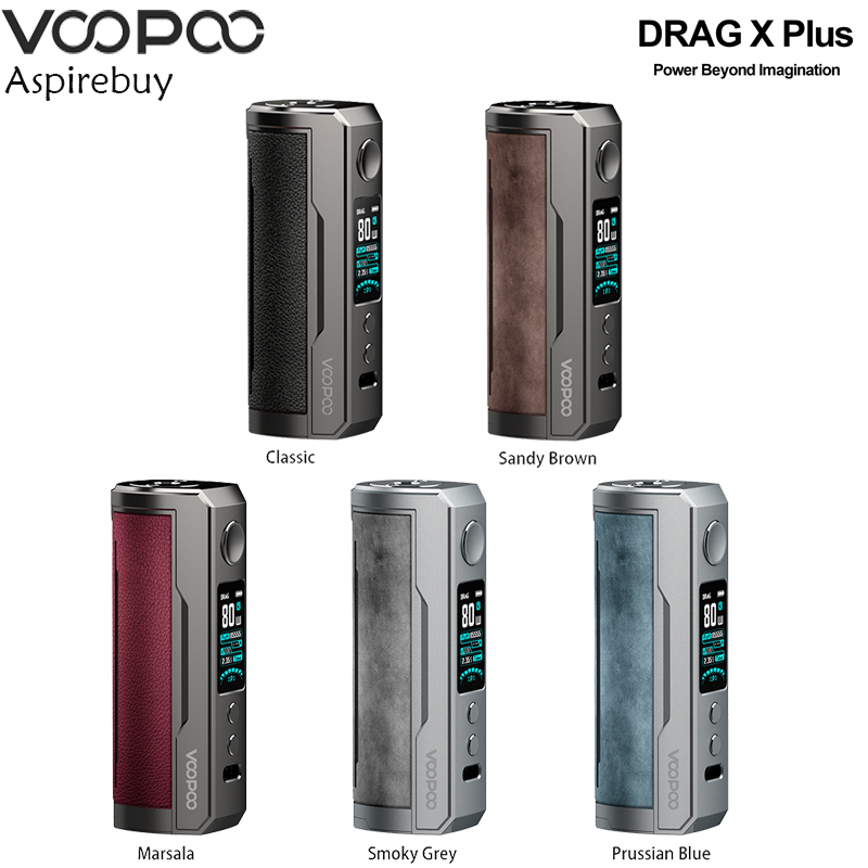 VOOPOO DRAG X Plus MOD 100w Electronic Cigarette Box MOD Vape Vaporizer Fit TPP Pnp Pod Tank Suit 21700 18650 Battery
VOOPOO DRAG X Plus MOD 100w Electronic Cigarette Box MOD Vape Vaporizer Fit TPP Pnp Pod Tank Suit 21700 18650 Battery