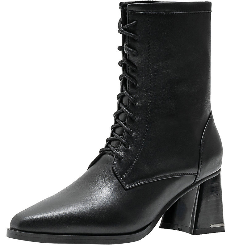 New 2021 Autumn Winter Genuine Leather Women's Ankle Boots Chunky Women Party Office Lady Shoes Woman Heels Tfcn, Black cow
New 2021 Autumn Winter Genuine Leather Women's Ankle Boots Chunky Women Party Office Lady Shoes Woman Heels Tfcn, Black cow