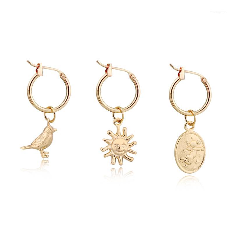 1Pair Cute Mini Sun Angel Bird Hoop Earrings For Women Girl Personality Animals Gold Color Round Circle Earrings Jewelry E3131
1Pair Cute Mini Sun Angel Bird Hoop Earrings For Women Girl Personality Animals Gold Color Round Circle Earrings Jewelry E3131