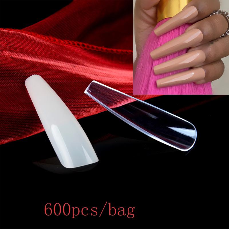 Long Flat 600pcs/bag False BallerinaTransparent / Natural Coffin Fake Nails Manicure Nails for Extension&Protection Nail Art, Hs38 transparent
Long Flat 600pcs/bag False BallerinaTransparent / Natural Coffin Fake Nails Manicure Nails for Extension&Protection Nail Art, Hs38 transparent