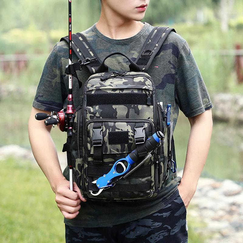 Multifunctional Fishing Bag Portable Pole Reel Lure Fishing Tackle Bag Molle Tactical Backpack Shoulder Messenger Pack1, Black
Multifunctional Fishing Bag Portable Pole Reel Lure Fishing Tackle Bag Molle Tactical Backpack Shoulder Messenger Pack1, Black
