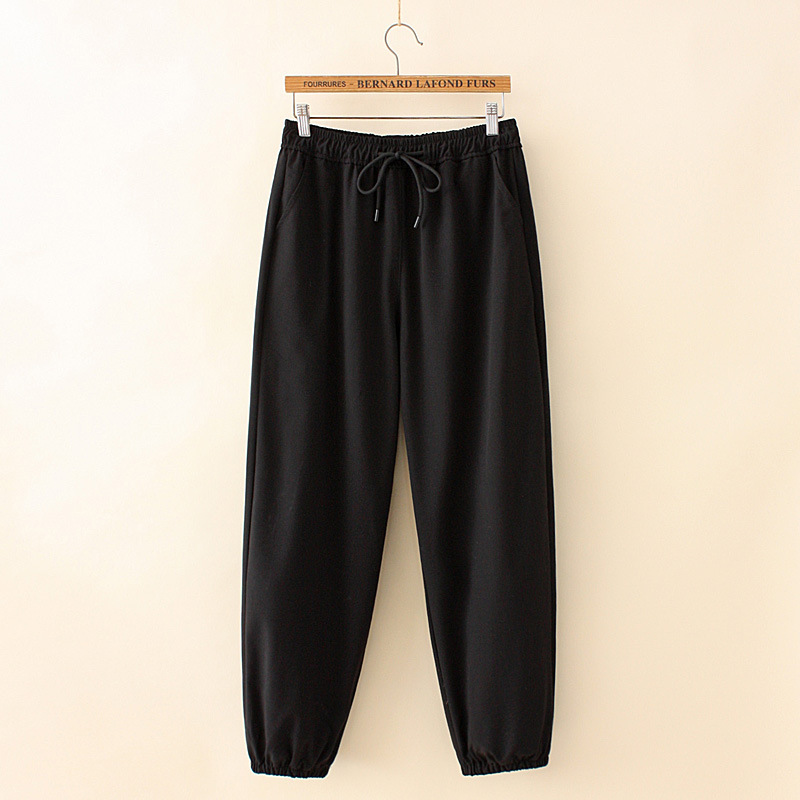 Xl-4xl, More Size Black Khaki, Casual Female Slacks, Elastic Waistband, Thin Athletic Pants on Her Ankle. 3x9d, Game
Xl-4xl, More Size Black Khaki, Casual Female Slacks, Elastic Waistband, Thin Athletic Pants on Her Ankle. 3x9d, Game