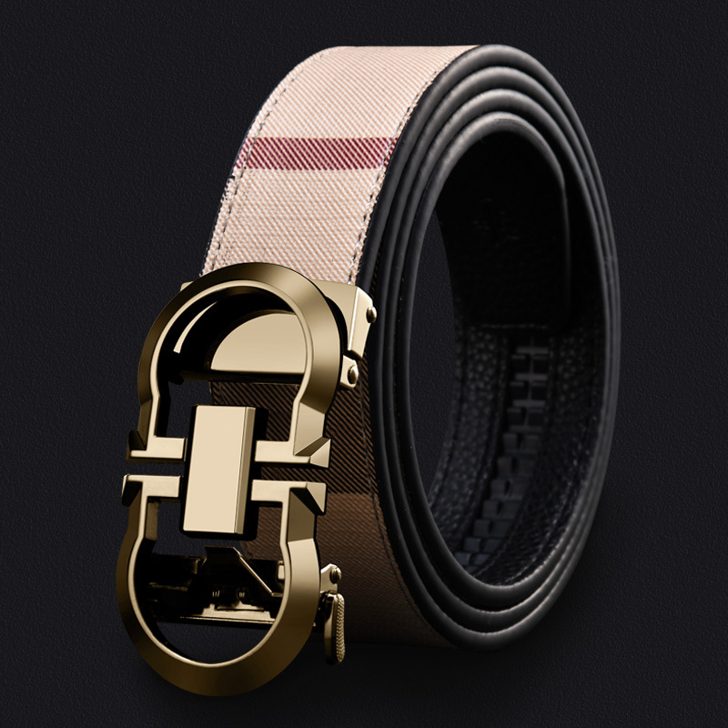 Top Quality Belt Men New genuine leather promotional automatic buckle belt fashion gift belt free shipping, As picture
Top Quality Belt Men New genuine leather promotional automatic buckle belt fashion gift belt free shipping, As picture