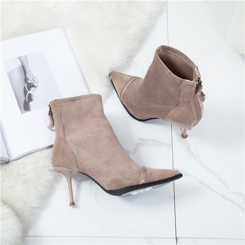Woman Flat Boots Autumn Shoes Winter Footwear Boots-Women Round Toe Low High Heel Rubber 2020 Ladies Mid Calf Mid-Calf
Woman Flat Boots Autumn Shoes Winter Footwear Boots-Women Round Toe Low High Heel Rubber 2020 Ladies Mid Calf Mid-Calf