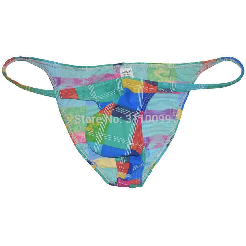 Mens Bulge Cheeky Briefs Underwear Brazilian Pucker Bikini Polychrome 201112