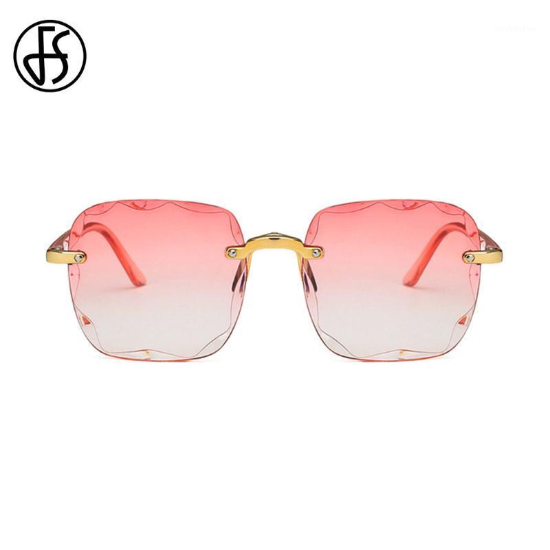 FS 2020 Vintage Oversized Rimless Sunglasses Women Design Fashion Gradient Sexy Trimming Sun Glasses1
FS 2020 Vintage Oversized Rimless Sunglasses Women Design Fashion Gradient Sexy Trimming Sun Glasses1