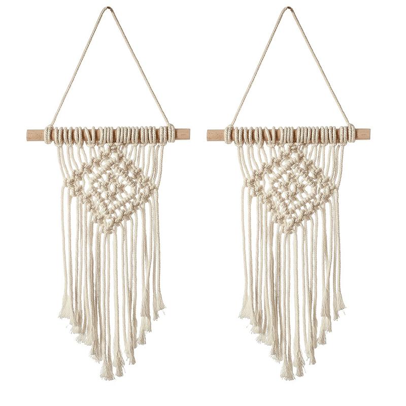 2Pack Wall Hanging Handwoven Tassel Tapestry Decorative Bohemian Dream Catcher Pendant for Living Room Bedroom Decor
2Pack Wall Hanging Handwoven Tassel Tapestry Decorative Bohemian Dream Catcher Pendant for Living Room Bedroom Decor