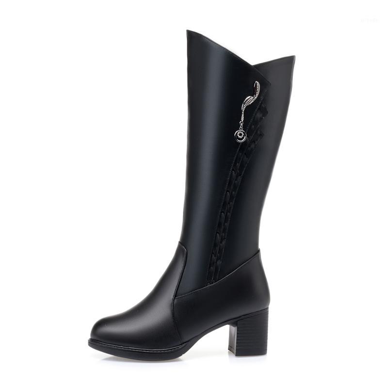 REVT Winter Warm Wool Boots Women High Heel Knee High Boots Black Genuine Leather Waterproof Thick Heel Fur Women Classic1, Black velvet
REVT Winter Warm Wool Boots Women High Heel Knee High Boots Black Genuine Leather Waterproof Thick Heel Fur Women Classic1, Black velvet