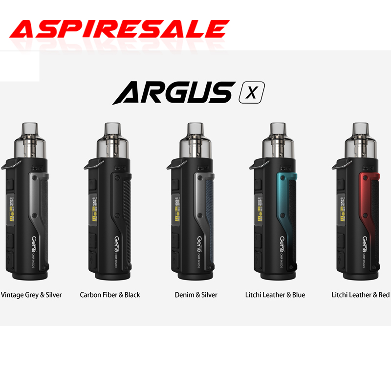Authentic VOOPOO ARGUS X Mod Pod Kit 80W Electronic Cigarette Vape PnP Pod Cartridge 4.5ml PnP-VM6 VM1 Vaporizer Power by 18650 Battery
Authentic VOOPOO ARGUS X Mod Pod Kit 80W Electronic Cigarette Vape PnP Pod Cartridge 4.5ml PnP-VM6 VM1 Vaporizer Power by 18650 Battery
