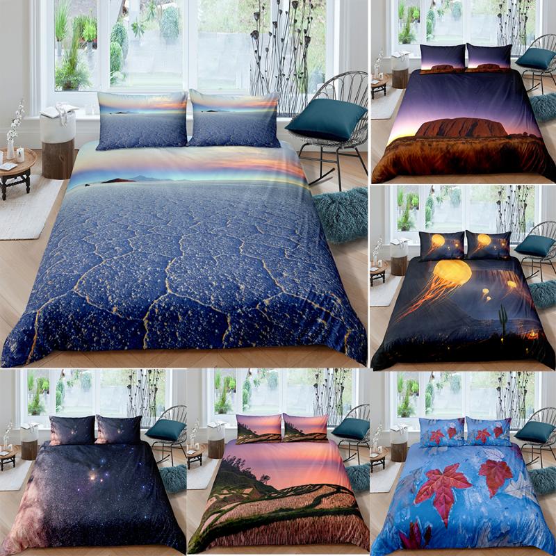 ZEIMON Fashion Landscape Bedding Set Unique Scenery Soft Microfiber 2/3Pcs Duvet Cover with Pillowcase Full Single Double Size, 060-4
ZEIMON Fashion Landscape Bedding Set Unique Scenery Soft Microfiber 2/3Pcs Duvet Cover with Pillowcase Full Single Double Size, 060-4