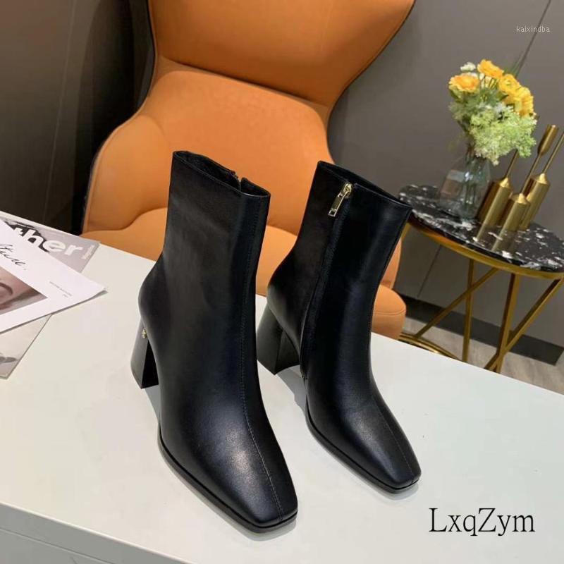 LxqZym Latest Women Simple Stylish Ankle Boots Genuine Leather Women's Square Toe Metal Zipper High Heel Shoes Female Footwear1, As show
LxqZym Latest Women Simple Stylish Ankle Boots Genuine Leather Women's Square Toe Metal Zipper High Heel Shoes Female Footwear1, As show