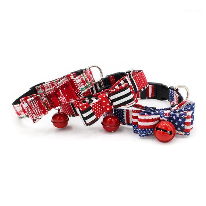Dog Collar Christmas Adjustable Bow Necklace Printed Collar With Bell Dog Puppy Pet Collars Beautiful Printed DROPSHIP #08081
Dog Collar Christmas Adjustable Bow Necklace Printed Collar With Bell Dog Puppy Pet Collars Beautiful Printed DROPSHIP #08081
