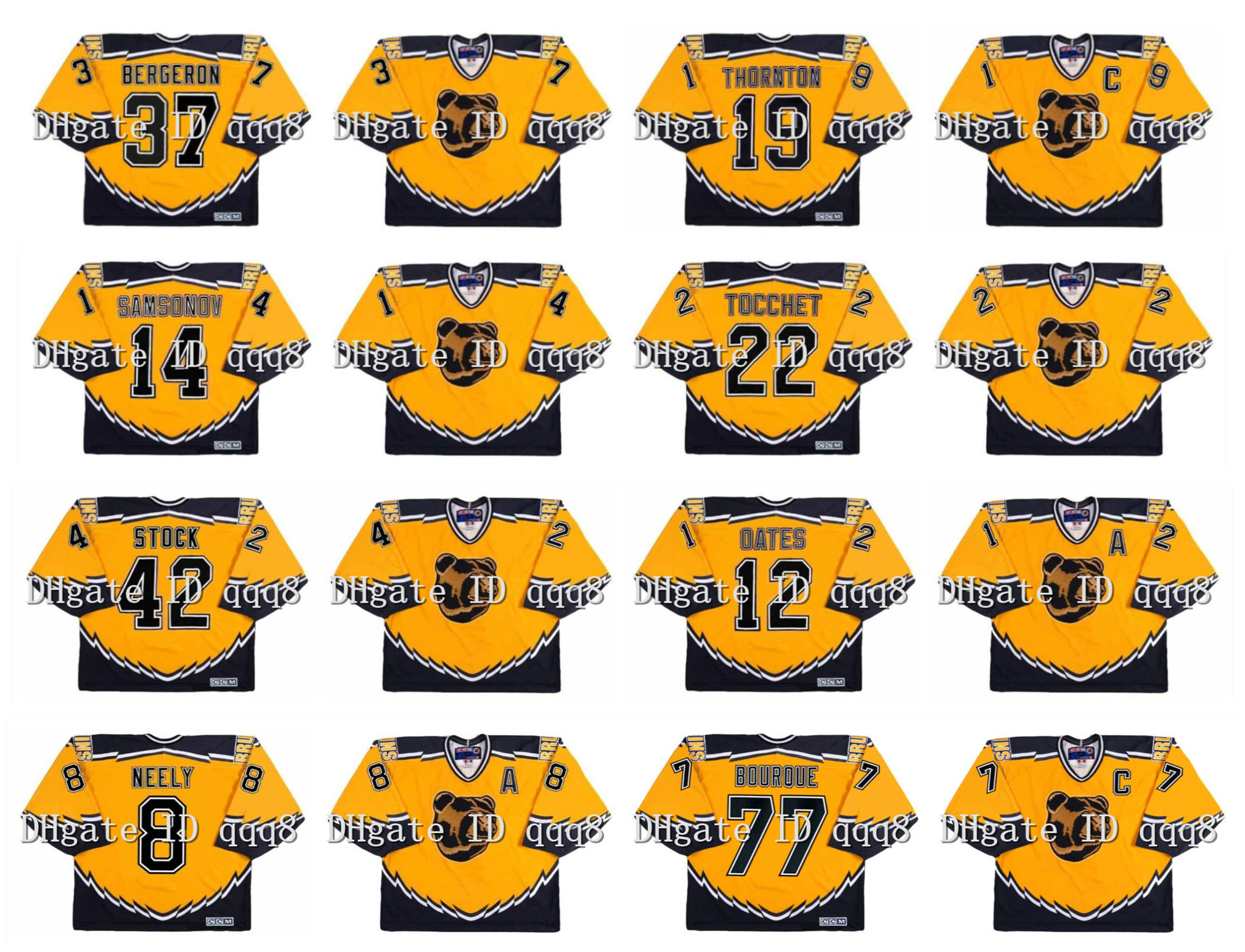 Vintage Boston Bruins Jersey 37 PATRICE BERGERON 19 JOE THORNTON 14 SERGEI SAMSONOV 42 P.J. STOCK 12 ADAM OATES HEINZE CCM Throwback Hockey, As pic
Vintage Boston Bruins Jersey 37 PATRICE BERGERON 19 JOE THORNTON 14 SERGEI SAMSONOV 42 P.J. STOCK 12 ADAM OATES HEINZE CCM Throwback Hockey, As pic