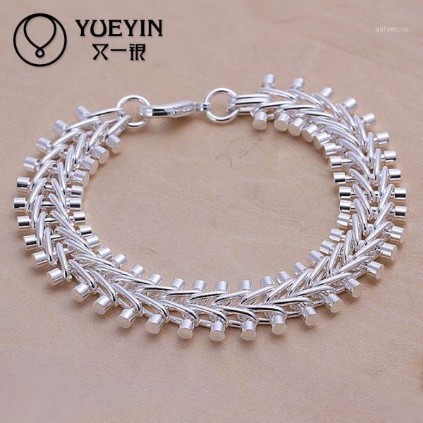 Silver plated bracelet for women men Lovers Unisex silver Jewelry Luxurious Bracciali Wholesale1
Silver plated bracelet for women men Lovers Unisex silver Jewelry Luxurious Bracciali Wholesale1