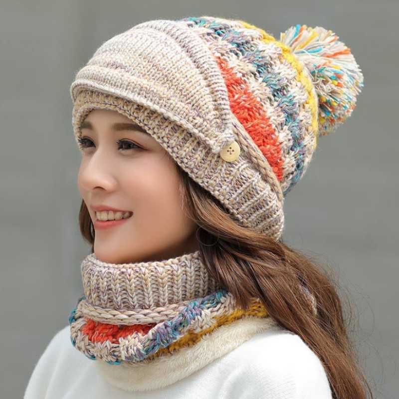Wool hat lady winter warm with velvet thickened head knit cap neck mask three-piece set free of freight, Blue;gray
Wool hat lady winter warm with velvet thickened head knit cap neck mask three-piece set free of freight, Blue;gray