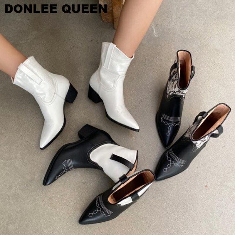 2020 New Cowboy Ankle Boots For Women Wedge Heels Boots Autumn Winter Shoes Women Western Pointed PU Leather Booties1, Black
2020 New Cowboy Ankle Boots For Women Wedge Heels Boots Autumn Winter Shoes Women Western Pointed PU Leather Booties1, Black
