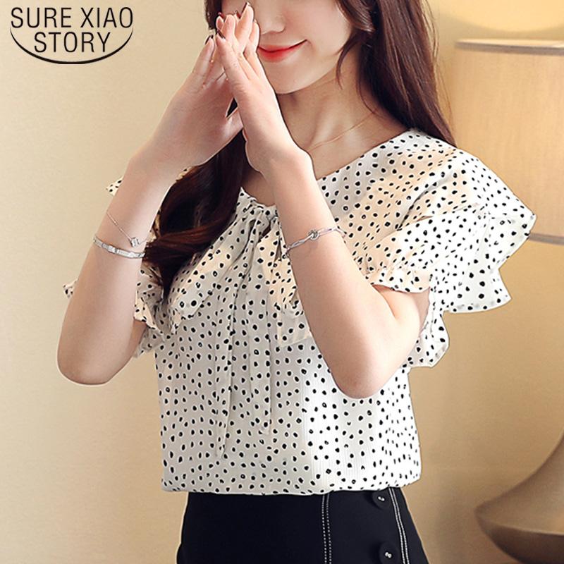 Women's Blouses & Shirts Round Tie Puff Sleeve Print Office Lady Women Blouse 2022 Summer Chiffon O-neck Short Ladies Tops 5239 50, White
Women's Blouses & Shirts Round Tie Puff Sleeve Print Office Lady Women Blouse 2022 Summer Chiffon O-neck Short Ladies Tops 5239 50, White