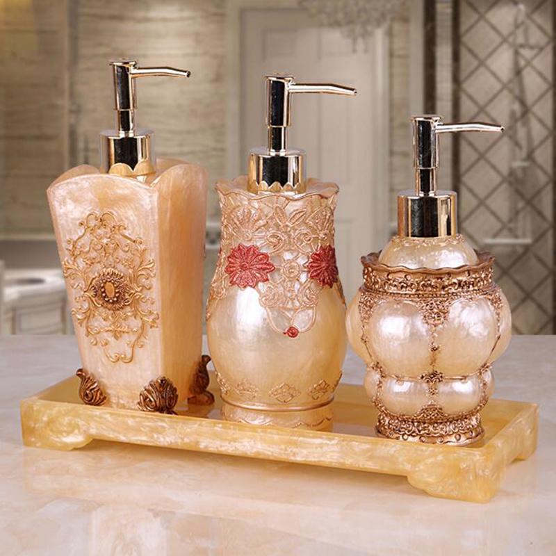 High-grade resin bathroom supplies emulsion bottle / soap box / European style home life supplies beautiful and easy to get
High-grade resin bathroom supplies emulsion bottle / soap box / European style home life supplies beautiful and easy to get