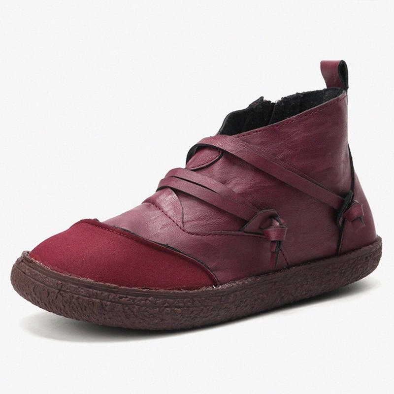 Women Boots 2020 Vintage Soft Comfortable Woman Ankle Boots Shoes Zipper Low Heel Short Patchwork Ladies Snow Shoes #9s05, Black
Women Boots 2020 Vintage Soft Comfortable Woman Ankle Boots Shoes Zipper Low Heel Short Patchwork Ladies Snow Shoes #9s05, Black