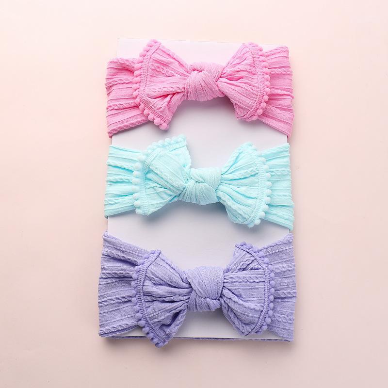 Super soft fashion wide jacquard baby headband, bowknot hair ball side hairband, girl cute headband baby girl hair accessories1, White
Super soft fashion wide jacquard baby headband, bowknot hair ball side hairband, girl cute headband baby girl hair accessories1, White