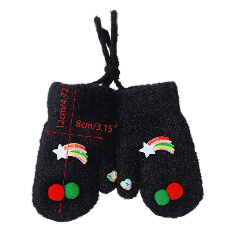 Baby Kids Winter Knit Gloves Cartoon Rainbow Star Thick Plush Lined Warm Mittens 270D
Baby Kids Winter Knit Gloves Cartoon Rainbow Star Thick Plush Lined Warm Mittens 270D
