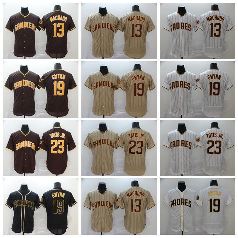 Men 2020 Baseball 13 Manny Machado Jersey 23 Fernando Tatis Jr 19 Tony Gwynn Pinstripe Brown White Black Home Away Flexbase Cool Base, Colour 5
Men 2020 Baseball 13 Manny Machado Jersey 23 Fernando Tatis Jr 19 Tony Gwynn Pinstripe Brown White Black Home Away Flexbase Cool Base, Colour 5
