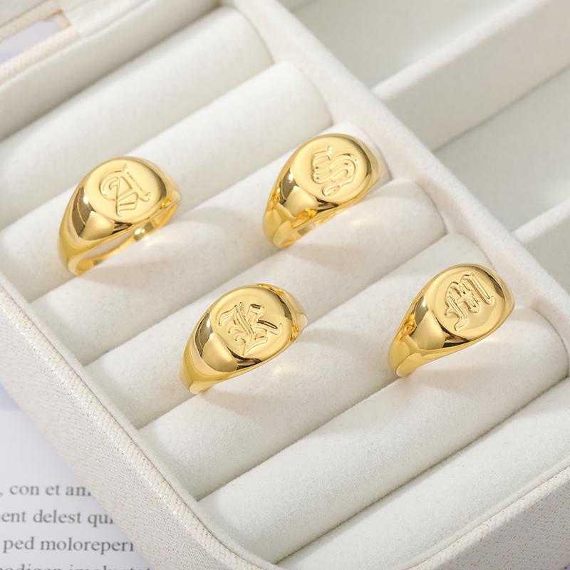 A-Z 26 Letters Initial Name Rings for Women Geometric Stainless Steele Alphabet Wedding Men's Rings Chunky Wide Trendy Jewelry
A-Z 26 Letters Initial Name Rings for Women Geometric Stainless Steele Alphabet Wedding Men's Rings Chunky Wide Trendy Jewelry