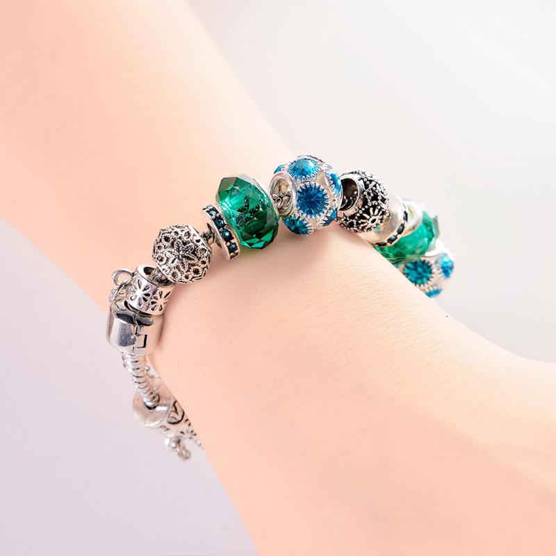 Link, Chain Drop Vintage Silver Color Charms Bracelets For Women DIY Crystal Beads Fine Jewelry
Link, Chain Drop Vintage Silver Color Charms Bracelets For Women DIY Crystal Beads Fine Jewelry