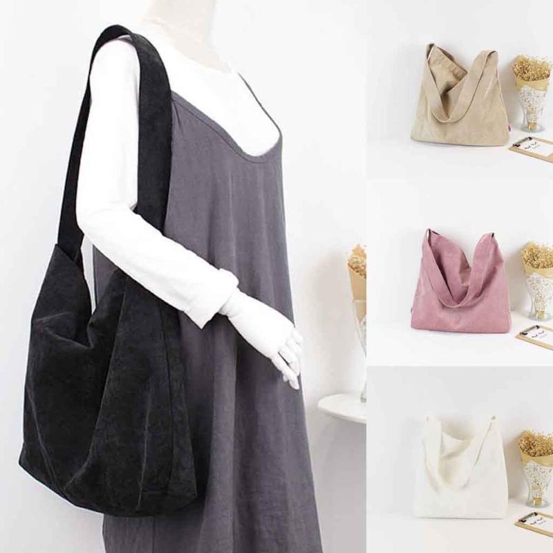 Women Corduroy Shoulder Bag Canvas Cloth Fabric Handbag Solid Casual Tote Ladies Eco Shopping Bags College Students Books Bag, Pink
Women Corduroy Shoulder Bag Canvas Cloth Fabric Handbag Solid Casual Tote Ladies Eco Shopping Bags College Students Books Bag, Pink