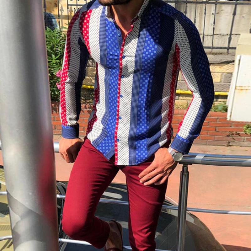 Men's Casual Long Sleeve Slim Fit 3D Printing Shirt Blouse Top Plus Size hawaiian camisa social masculina shirts chemise homme, Blue
Men's Casual Long Sleeve Slim Fit 3D Printing Shirt Blouse Top Plus Size hawaiian camisa social masculina shirts chemise homme, Blue