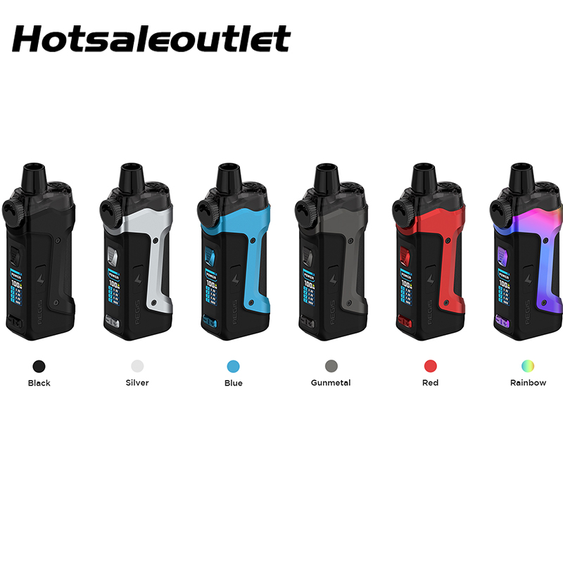 Geekvape Aegis Boost Pro 100W 18650 Pod Kit Quad Vape System for Wider Cartridge Selection Compatible with Pod/RDTA/Tank System Original
Geekvape Aegis Boost Pro 100W 18650 Pod Kit Quad Vape System for Wider Cartridge Selection Compatible with Pod/RDTA/Tank System Original