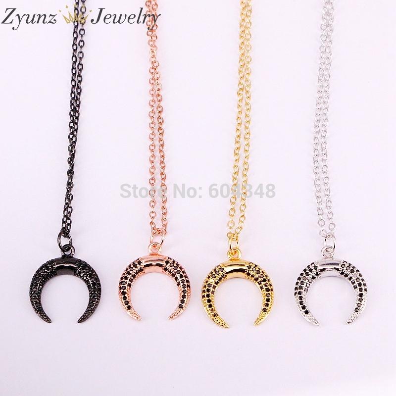 10PCS ZYZ333-5605 Metal Plating color black cz crescent moon double horn pendant fashion elegant women fashion necklace
10PCS ZYZ333-5605 Metal Plating color black cz crescent moon double horn pendant fashion elegant women fashion necklace