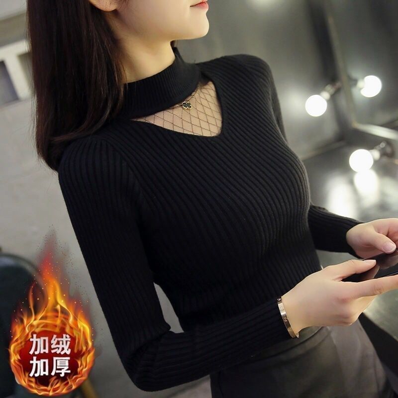2021 New More Velvet Woman's Half Turtleneck High Fall and Winter Joker Top Shirt 5MQJ, Beige
2021 New More Velvet Woman's Half Turtleneck High Fall and Winter Joker Top Shirt 5MQJ, Beige