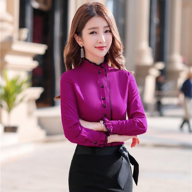 New 2021 Fashion Women Blouses & Shirts Long Sleeve Office Ladies Work Tops Office Uniform Styles, Blouse only
New 2021 Fashion Women Blouses & Shirts Long Sleeve Office Ladies Work Tops Office Uniform Styles, Blouse only